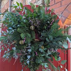 Bespoke luxury Festive Door Wreath