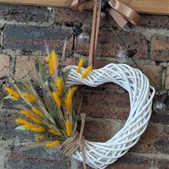 Easter wicker heart 